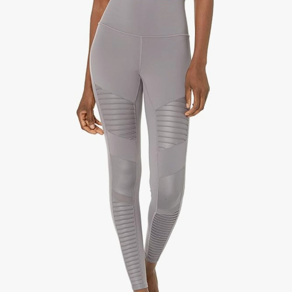 Alo Yoga Womens High Waist Moto Legging Fitted